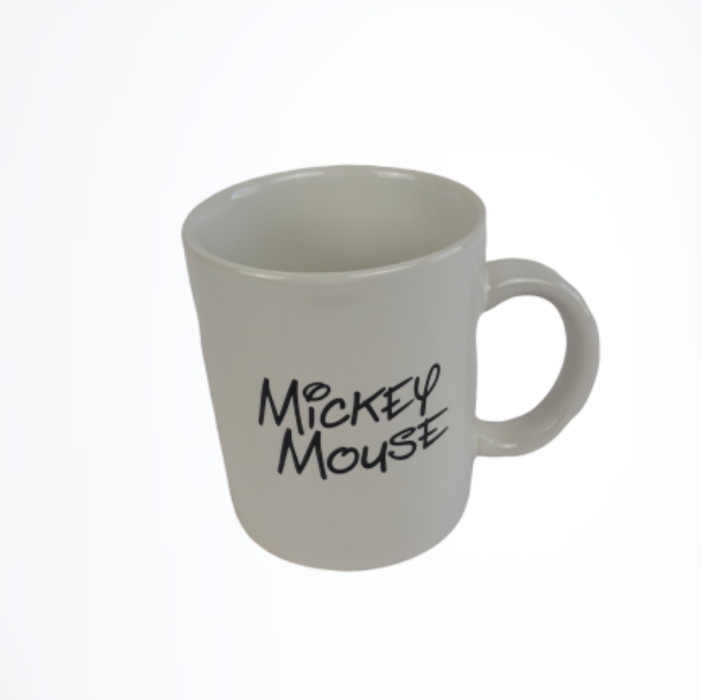 Disney Mickey Mouse ceramic mug 8 oz monogram.
